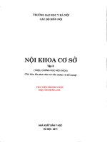 Nội khoa cơ sở tập II (triệu chứng học nội khoa) 