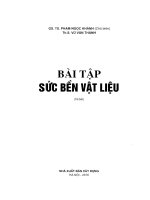 Ebook Bài tập sức bền vật liệu Phần 1