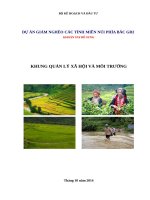 DỰ ÁN GIẢM NGHÈO CÁC TỈNH MIỀN NÚI PHÍA BẮC GĐ2