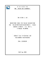 Hoàn thiện hoạt động kiểm soát chi thường xuyên ngân sách nhà nước qua kho bạc nhà nước lệ thủy tỉnh quảng bình 