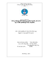 Đồ án xây dựng hệ thống quản lý khách sạn và đặt phòng trực tuyến (1) 