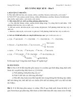 De cuong on tap hoa 9 hoc ky 2