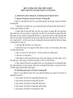 ĐỀ CƯƠNG ÔN THI VIÊN CHỨCMÔN CHUYÊN NGÀNH: QUẢN LÝ ĐẤT ĐAI