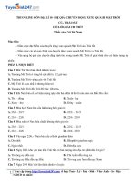 TS247 DT thi online he qua chuyen dong xung quanh mat troi cua trai dat 23705 1532142693 