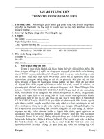 Sáng kiến kinh nghiệm đạt loại A TP:Giải pháp nhằm góp phần nâng cao ý thức chấp hành việc đội mũ bảo hiểm của học sinh đi xe gắn máy, xe đạp điện khi tham gia giao thông ở trường THPT