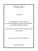 So sánh hiệu quả sử dụng của khung nhà công nghiệp dùng cấu kiện thép thành mỏng và cấu kiện thép thông thường 