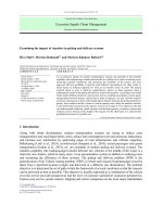 Examining the impact of transfers in pickup and delivery systems