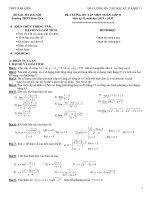 de cuong on tap hoc ky 2 toan 11 truong thpt kim lien ha noi