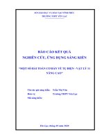 Một số bài toán cơ bản về tụ điện - Vật lý 11 nâng cao
