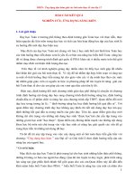 Ứng dụng đạo hàm giải các bài toán thực tế của lớp 12