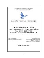 BCTTTNQuy trình phục vụ hành khách tại ga quốc nội HHK Vietjet Air