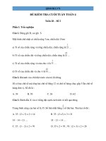 de kiem tra toan cuoi tuan lop 4 tuan 28 de 2 