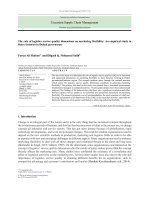 The factors affecting green investment for sustainable development