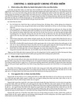 ĐỀ CƯƠNG BẢO HIỂM HÀNG KHÔNG