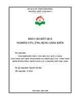 Tích hợp kiến thức văn thơ, tục ngữ, ca dao vào giảng dạy một số bài phần tự nhiên Địa lí 10 - THPT theo hướng phát triển năng lực và phẩm chất học sinh