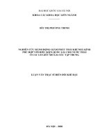 Nghiên cứu hành động giảm phát thải khí nhà kính phù hợp với điều kiện quốc gia cho nước thải ở các lò giết mổ gia súc tập trung 