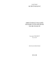 Nghiên cứu đánh giá và nâng cao phẩm chất hệ thống vô tuyến chuyển tiếp song công trên cùng băng tần  tt 