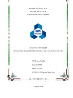 tính toán thiết kế máy phay gỗ cnc 3d phay gỗ tre 
