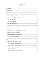 ĐỒ ÁN TỐT NGHIỆP TỔNG QUAN VỀ MẠNG MANET.