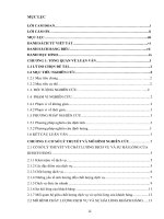 Tóm tắt Luận văn Thạc sĩ: Đánh giá sự hài lòng của khách hàng đối với dịch vụ thức ăn nhanh tại Jollibee Trà Vinh