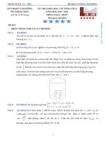 Đề thi HSG môn Toán lớp 12 - Sở GD&ĐT Lâm Đồng