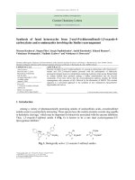 Synthesis of fused heterocycles from 2-aryl-5-(chlorosulfonyl)-1,3-oxazole-4-carboxylates and α-aminoazoles involving the Smiles rearrangement