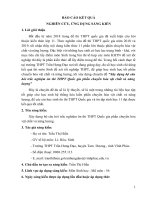 báo cáo kết quả nghiên cứu ứng dụng sáng kiến xây dựng bộ câu hỏi trắc nghiệm ôn thi THPT quốc gia phần chuyển hóa vật chất và năng lượng 