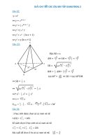 GIẢI DẠNG TOÁN ÔN THI ĐẠI HỌC ĐGNL_TEST2