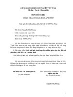 báo cáo kết quả nghiên cứu ứng dụng sáng kiến đổi mới giờ sinh hoạt lớp nhằm giáo dục đạo đức và phát huy tính tích cực của học sinh  