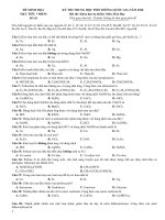 Đề thi minh họa THPT Quốc gia môn Hóa năm 2020 (Mục tiêu 7 điểm) - Đề số 1
