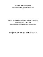 LUẬN văn THẠC sĩ HOÀN THIỆN kế TOÁN QUỸ mở tại CÔNG TY TNHH QUẢN lý QUỸ SSI 
