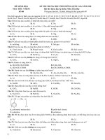 Đề thi minh họa THPT Quốc gia môn Hóa năm 2020 (Mục tiêu 7 điểm) - Đề số 8