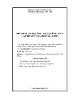báo cáo kết quả nghiên cứu,ứng dụng sáng kiến vận dụng 6 bậc thang đo nhận thức của bloom trong kiểm tra, đánh giá bộ môn tiếng anh cấp tiểu học 