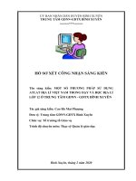 báo cáo kết quả nghiên cứu ứng dụng sáng kiến một số phương pháp sử dụng atlat địa lí việt nam 