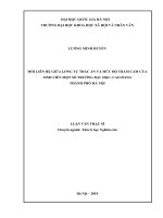 Mối liên hệ giữa lòng tự trắc ẩn và mức độ trầm cảm của sinh viên một số trường đại học,cao đẳng thành phố hà nội 