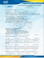 Đề thi minh họa THPT Quốc gia môn Toán năm 2020 - Đề số 12