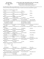 Đề thi minh họa THPT Quốc gia môn Hóa năm 2020 (Mục tiêu 7 điểm) - Đề số 10