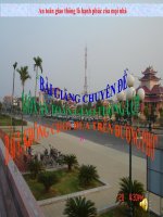 “BÀI GIẢNG CHUYÊN ĐỀ MÔN AN TOÀN GIAO THÔNG LỚP  BÀI 3: KHÔNG CHƠI ĐÙA TRÊN ĐƯỜNG PHỐ”