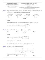 Hướng dẫn giải chi tiết Đề thi thử THPTQG môn Toán
