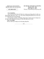 ĐÈ THI CẤP TRƯỜNG 19-20