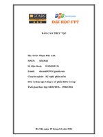 báo cáo thực tập ngành kỹ thuật phần mềm Công ty cổ phần EDX Group