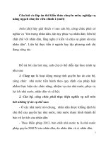 Câu hỏi và đáp án thi Kiến thức chuyên môn, nghiệp vụ nâng ngạch chuyên viên chính 2 (mới)