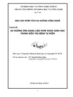 Báo cáo phân tích xu hướng công nghệ: Xu hướng ứng dụng liệu pháp dược sinh học trong điều trị bệnh tự miễn