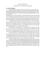 báo cáo kết quả nghiên cứu,ứng dụng sáng kiến một số biện pháp dạy bồi dưỡng thực hành môn sinh học lớp 8 
