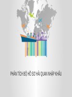 slide thuyết trình thủ tục hải quan nhập khẩu mặt hàng xe nâng của công ty TNHH gensaki 