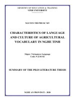 Đặc trưng ngôn ngữ   văn hóa của từ ngữ nghề nông nghệ tĩnh tt tiếng anh 
