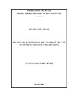 Sản xuất nội dung số tại đài truyền hình kỹ thuật số VTC dưới góc nhìn kinh tế truyền thông 