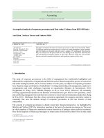 An empirical analysis of corporate governance and firm value: Evidence from KSE-100 Index