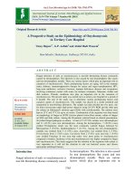 A prospective study on the epidemiology of onychomycosis in tertiary care hospital