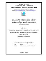 ỨNG DỤNG SHAREPOINT 2010 XÂY DỰNG GIẢI PHÁPXỬ LÝ VĂN BẢN TRONG NỘI BỘ DOANH NGHIỆP